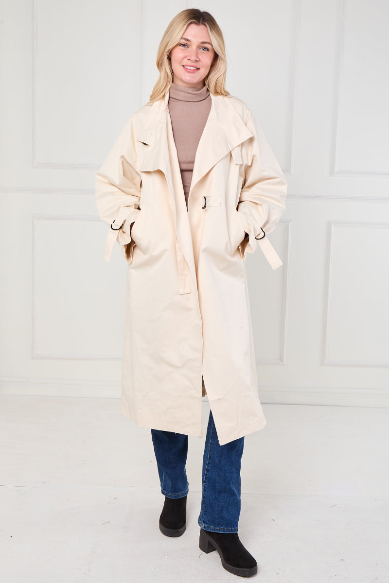 Oversized Belted Trench Coat