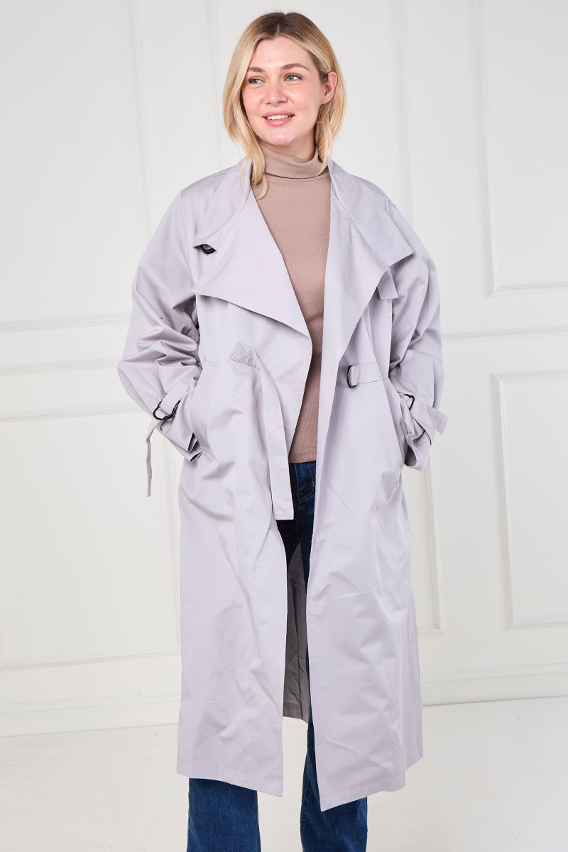Oversized Belted Trench Coat