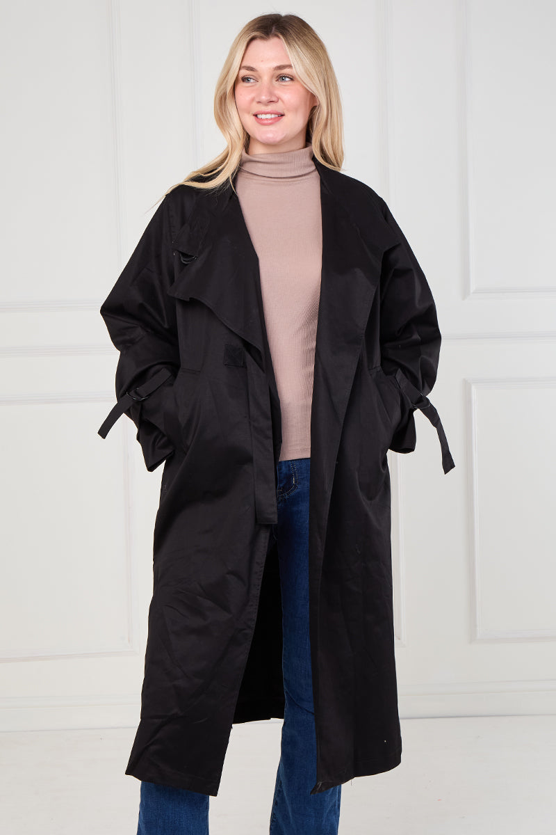 Oversized Belted Trench Coat