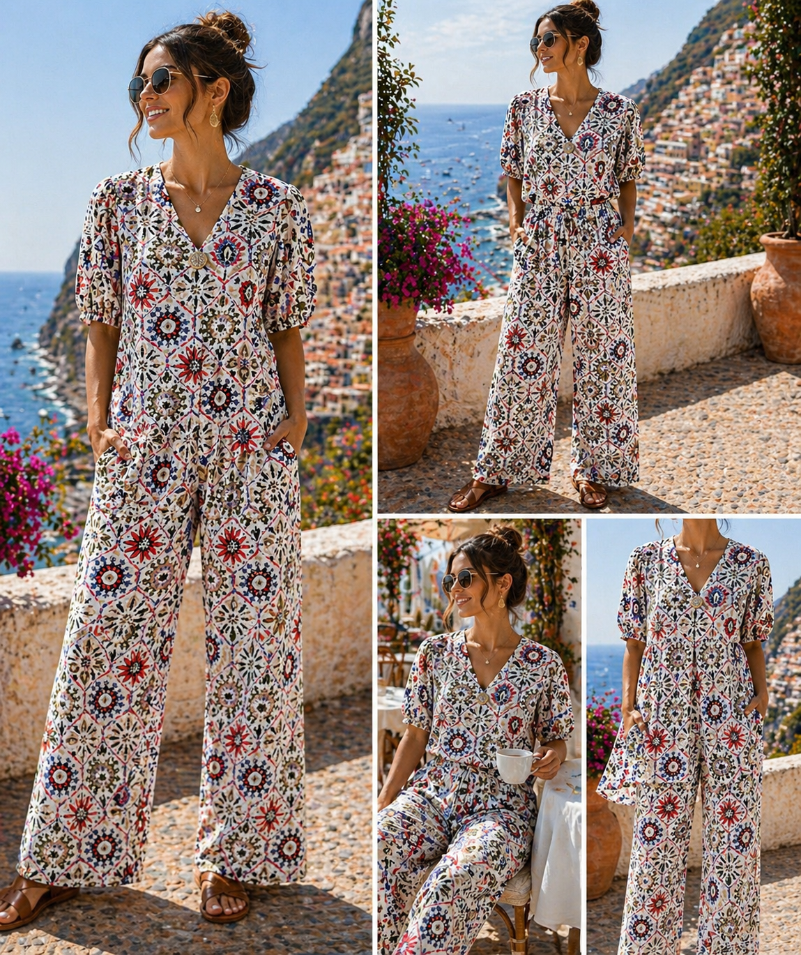 Tile Print Co-ord Set