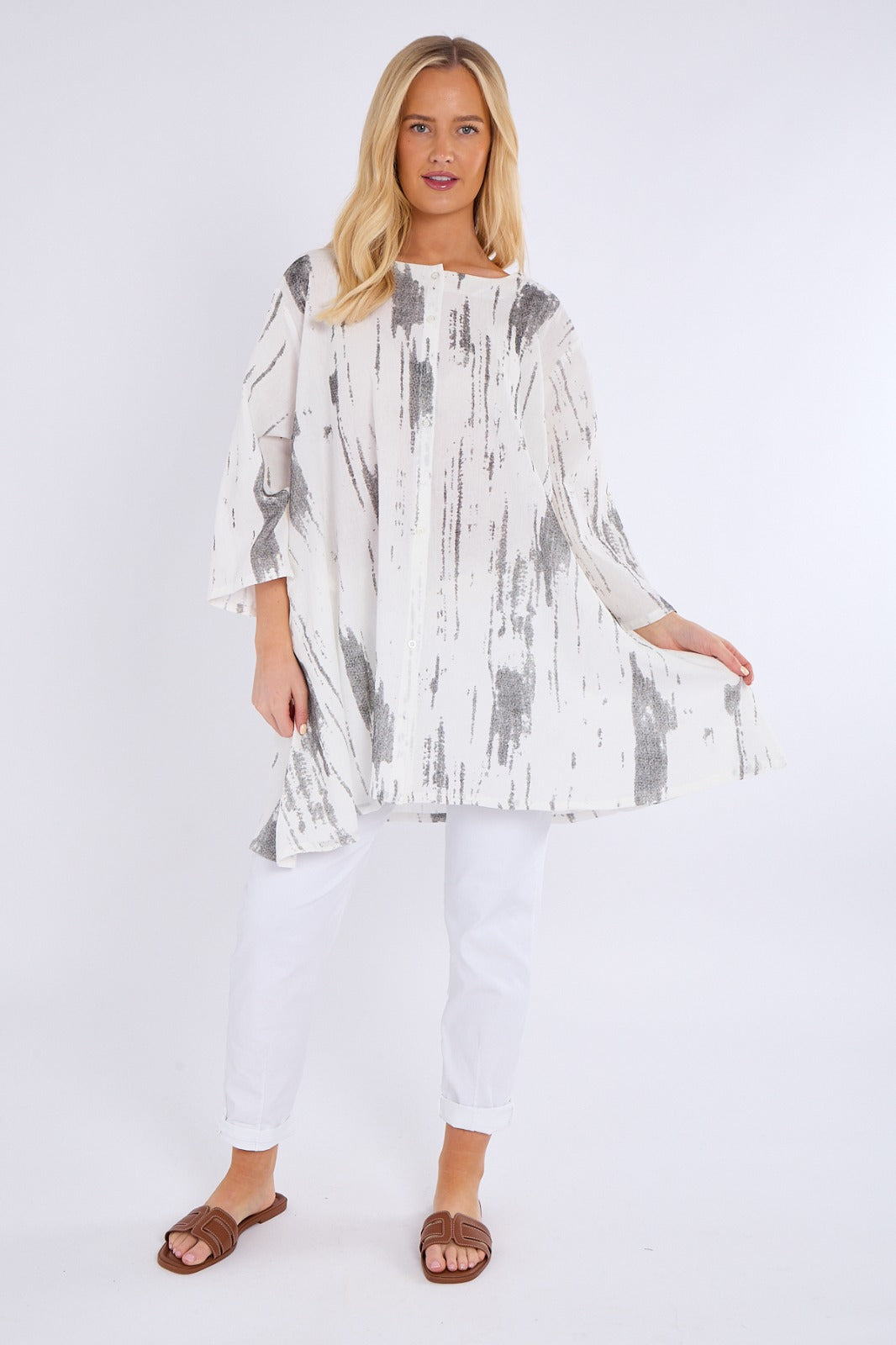 Abstract Print Tunic