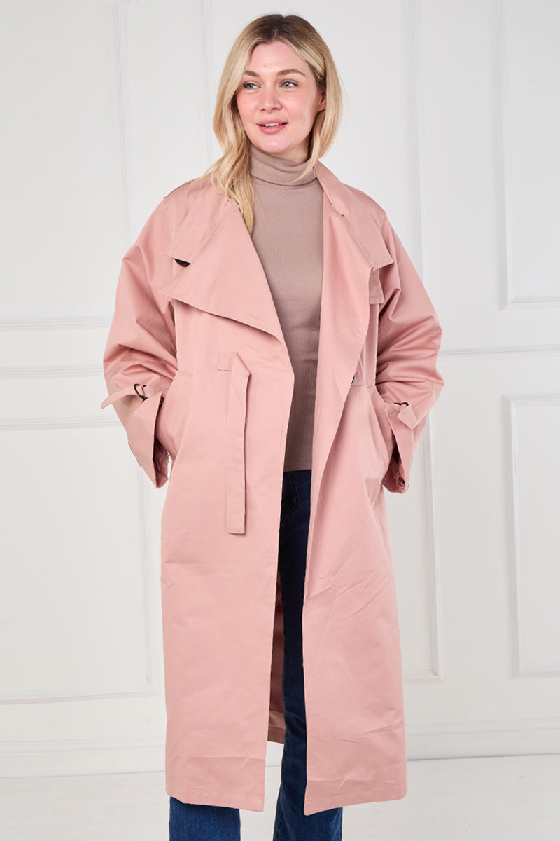 Oversized Belted Trench Coat