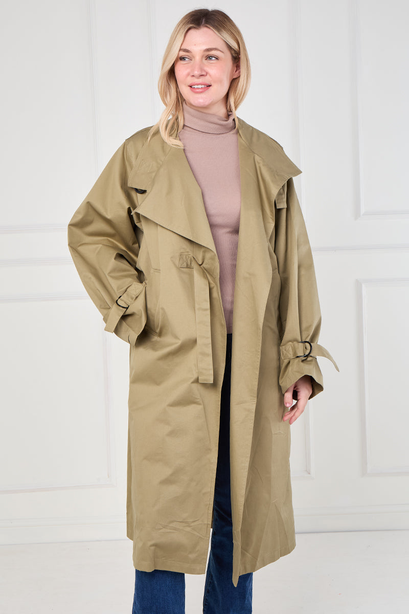 Oversized Belted Trench Coat