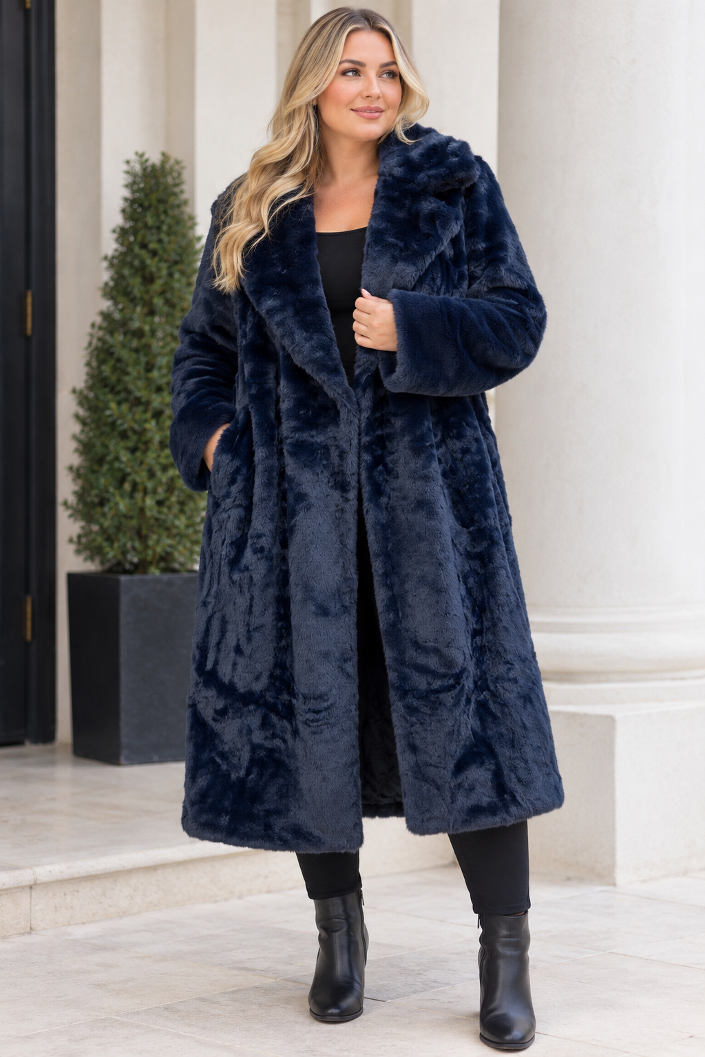 The Arabella Long Fur Coat