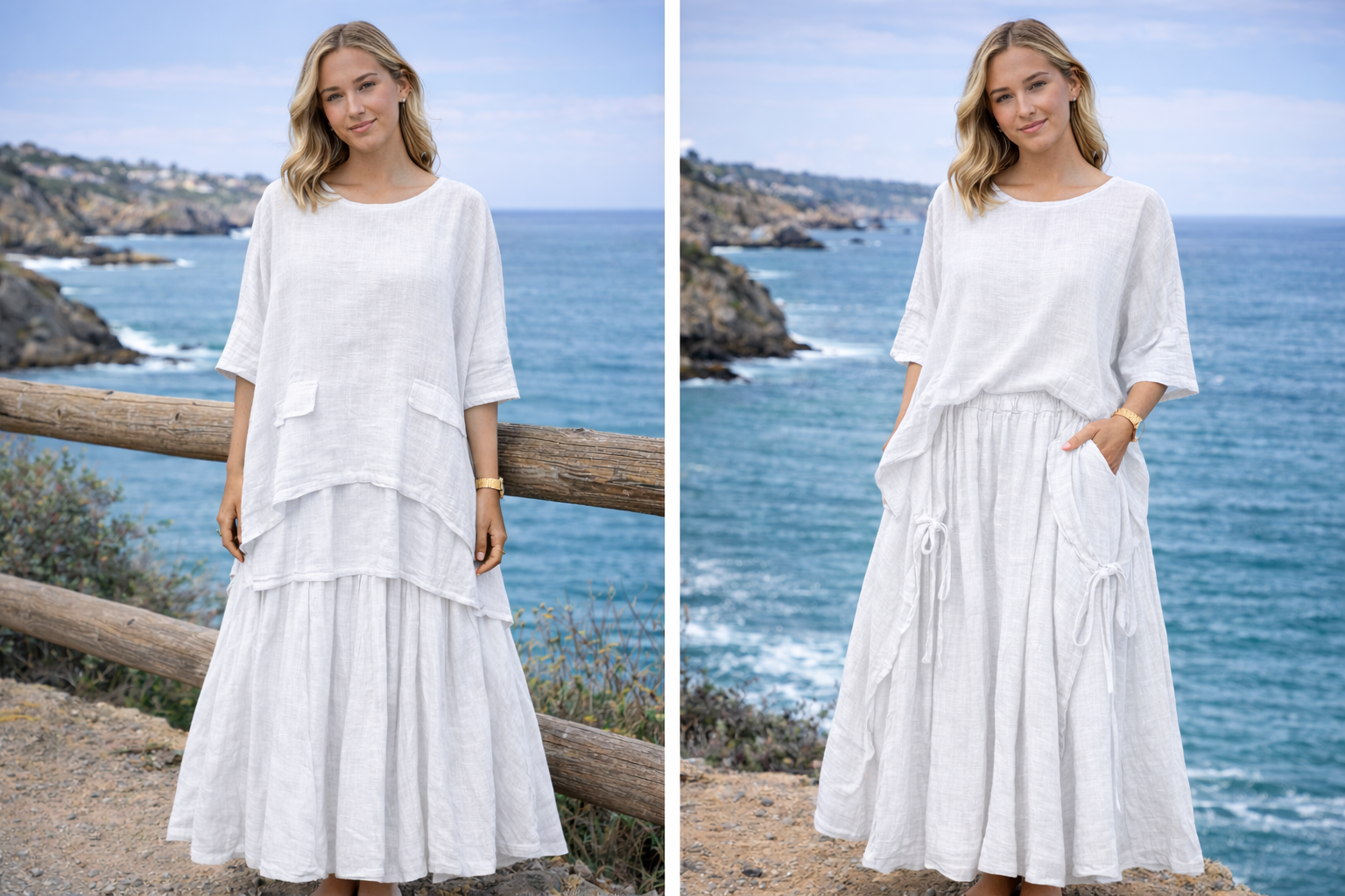 Layered Tiered Skirt Co-ord Set