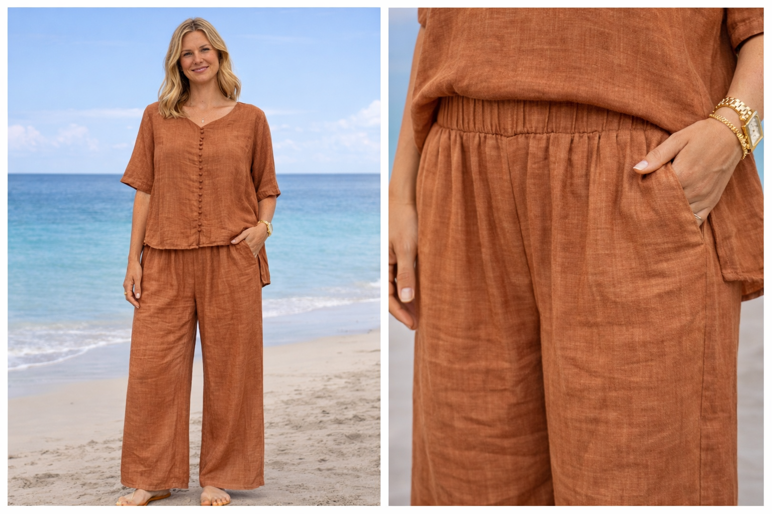 Button Front Co-ord Set
