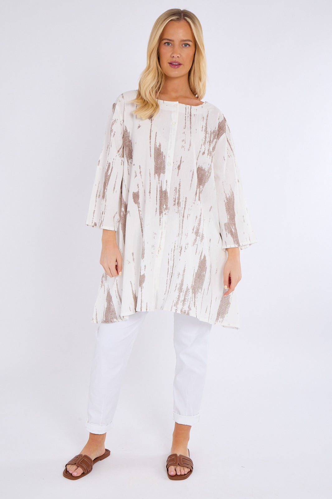 Abstract Print Tunic